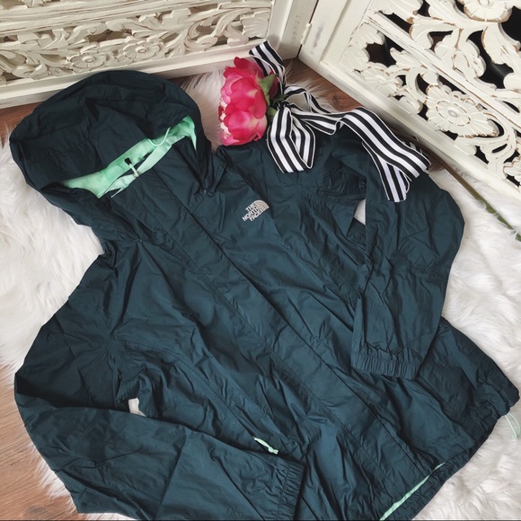 The North Face Jackets & Blazers - North Face Teal Rain Jacket Windbreaker